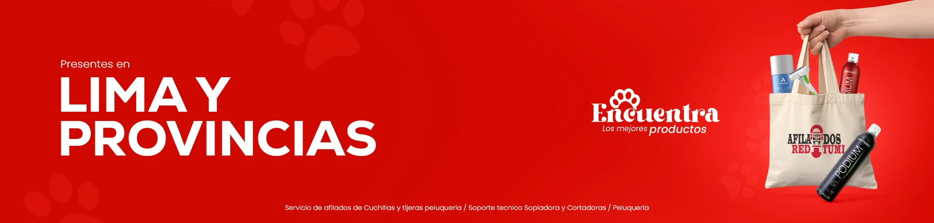 Red Tumi: afilados, grooming y equipamiento profesional