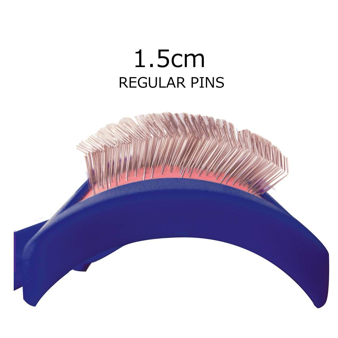 CEPILLO ALISADOR REGULAR MEDIUM FONDO ROSADO– PINES DE 1.5 CM
